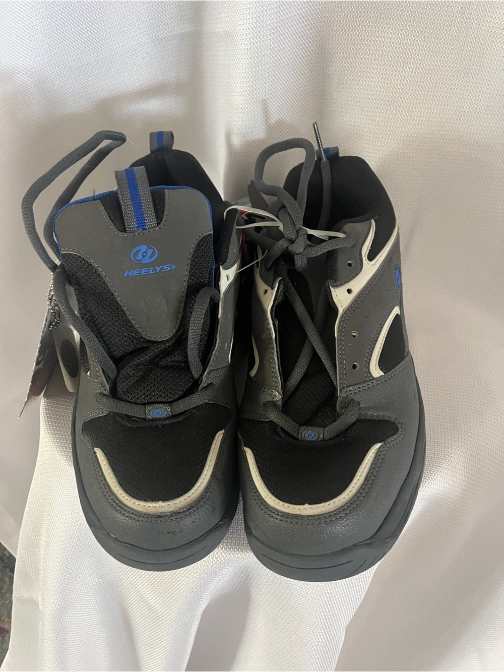 Heelys Men's Black, Gray & Blue Rolling Sneakers
